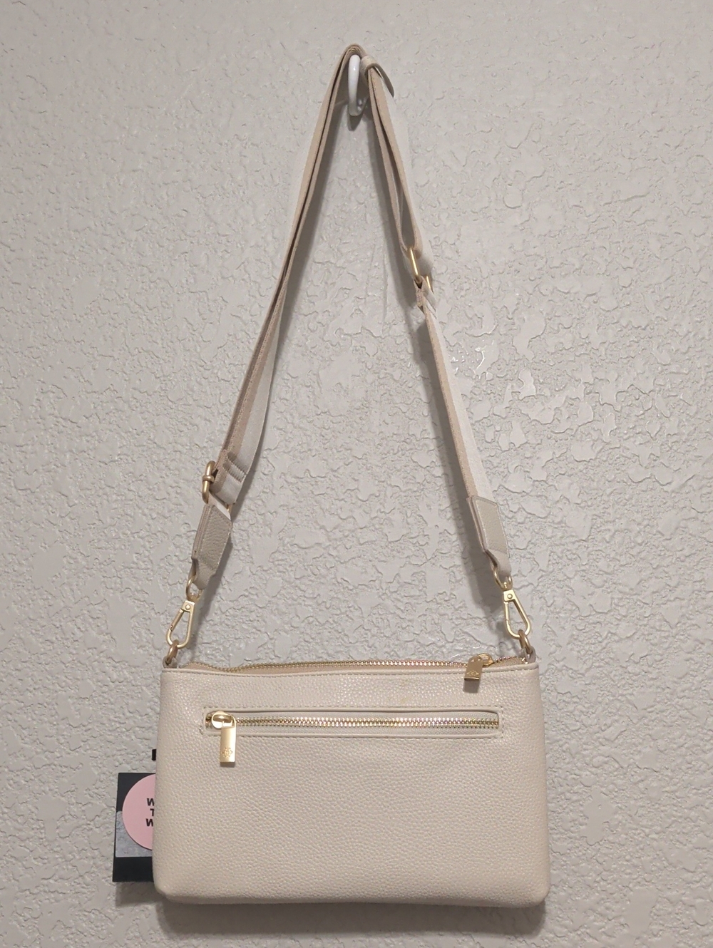 Nanette Lepore tan beige crossbody bag purse - Picture 4 of 10